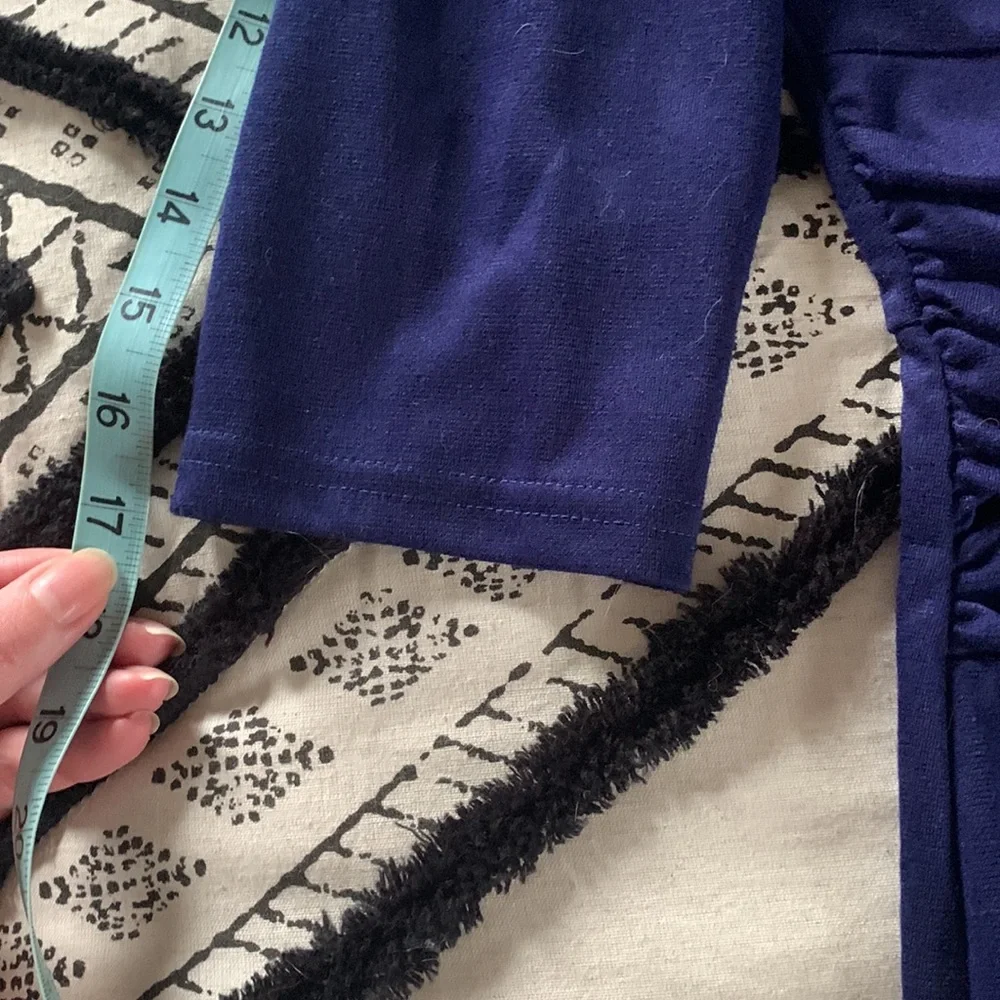 Indigo blue trumpet pencil wiggle dress keyhole L - Picture 6 of 11